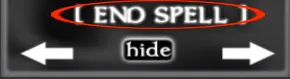 The End Spell button