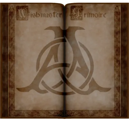 The Wishmaster grimoire index page